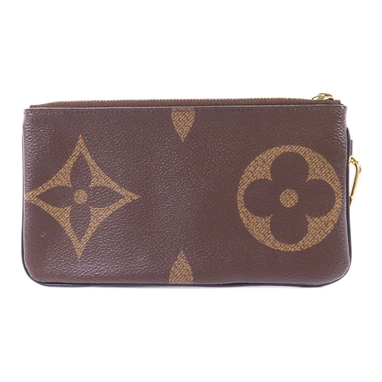 LOUIS VUITTON Pochette Trio M68756 手拿包 塗層帆布 棕色 塗層帆布 中古品A - 縮圖 4