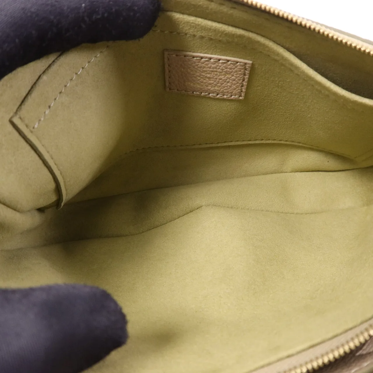 LOUIS VUITTON Multi Pochette M22670 2-Way Bag Calfskin 灰色 / Khaki Cream Calfskin Rank A - Thumbnail 5