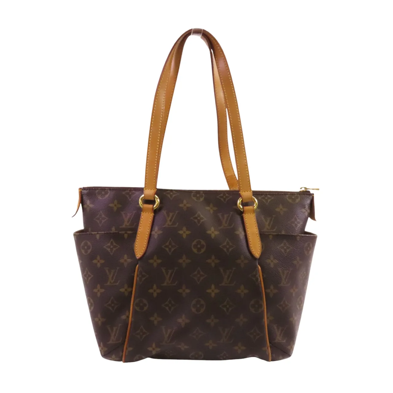 LOUIS VUITTON Totally M56688 Shoulder Bag Coated Canvas 棕色