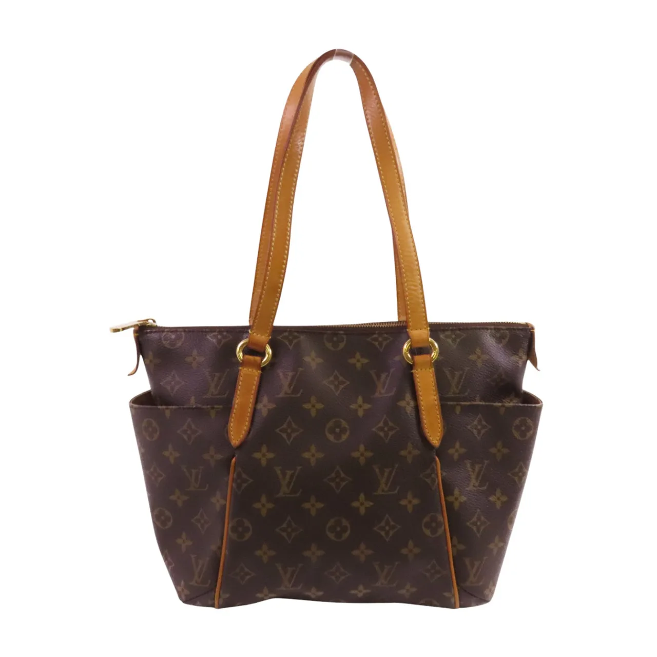 LOUIS VUITTON Totally M56688 Shoulder Bag Coated Canvas 棕色 Coated Canvas Rank B - Thumbnail 2