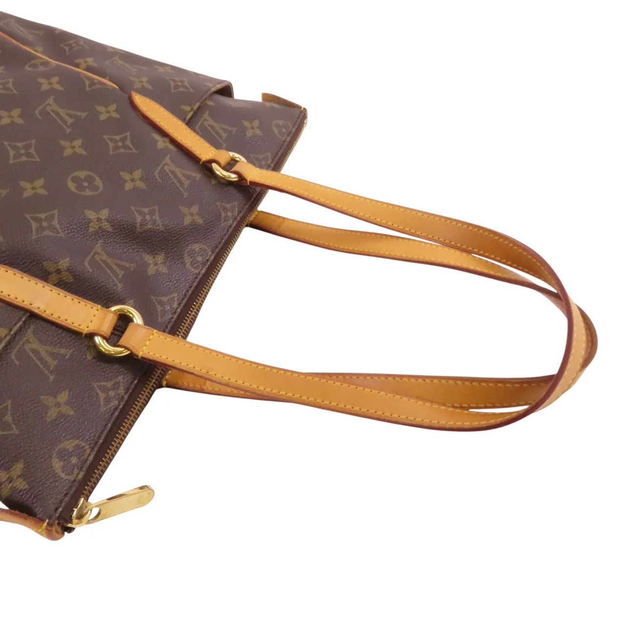 LOUIS VUITTON Totally M56688 Shoulder Bag Coated Canvas 棕色 Coated Canvas Rank B - Thumbnail 10