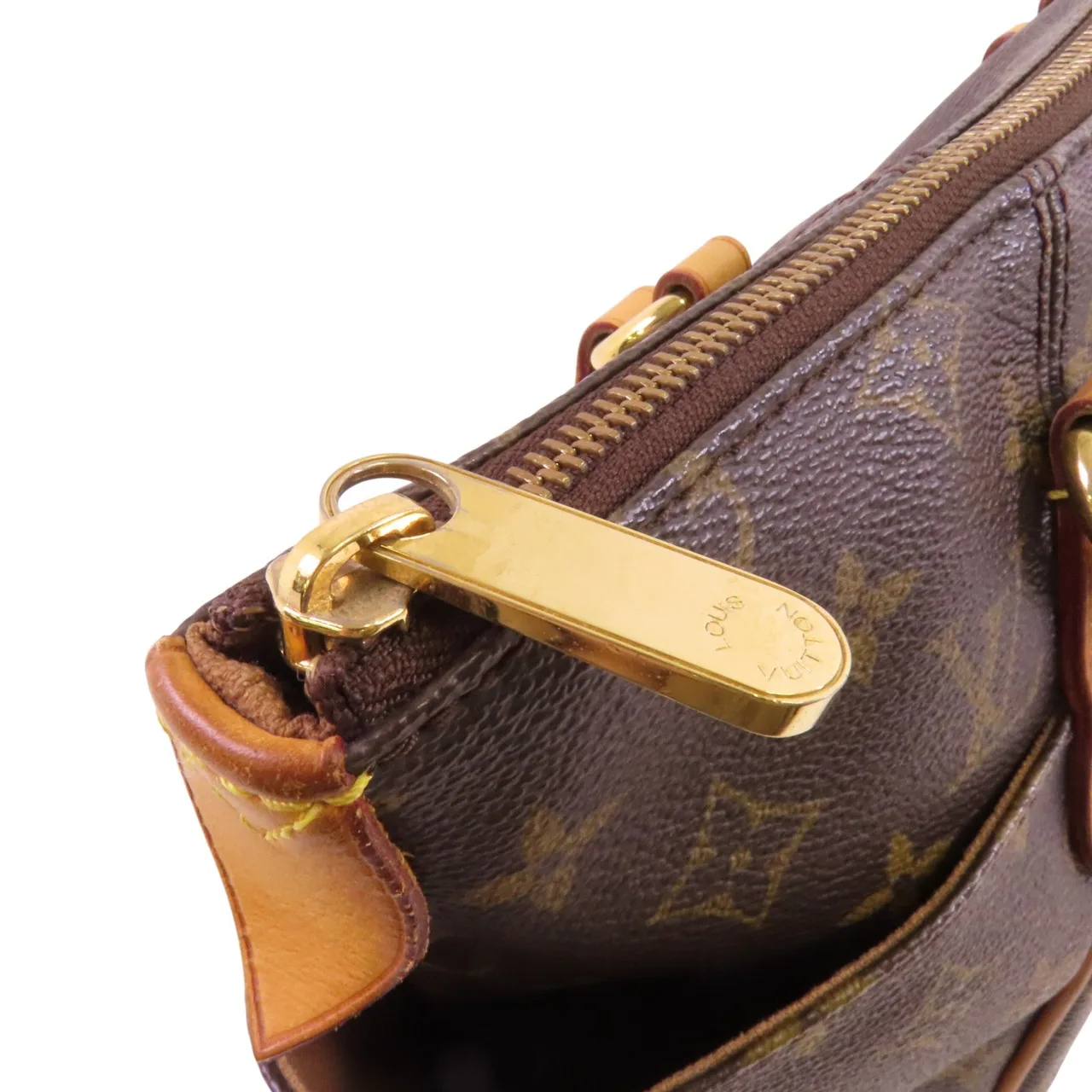 LOUIS VUITTON Totally M56688 Shoulder Bag Coated Canvas 棕色 Coated Canvas Rank B - Thumbnail 15