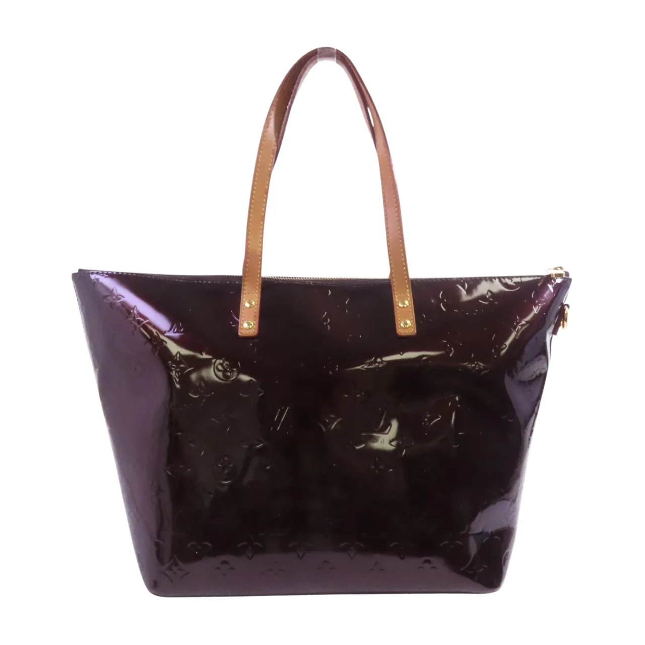 LOUIS VUITTON Bellevue M93589 Tote Bag Leather 紅色 / Red Leather Rank C - Thumbnail 2