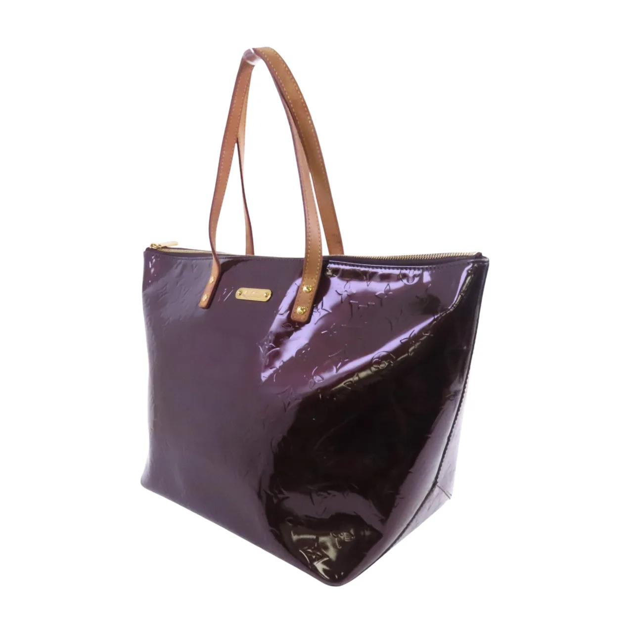 LOUIS VUITTON Bellevue M93589 Tote Bag Leather 紅色 / Red Leather Rank C - Thumbnail 3