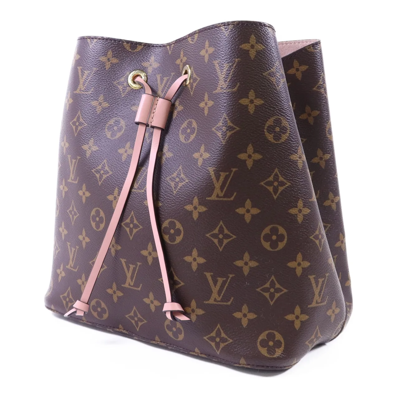 LOUIS VUITTON NeoNoe M44022 肩背包 塗層帆布 棕色 / 粉色 塗層帆布 中古品A - 縮圖 3