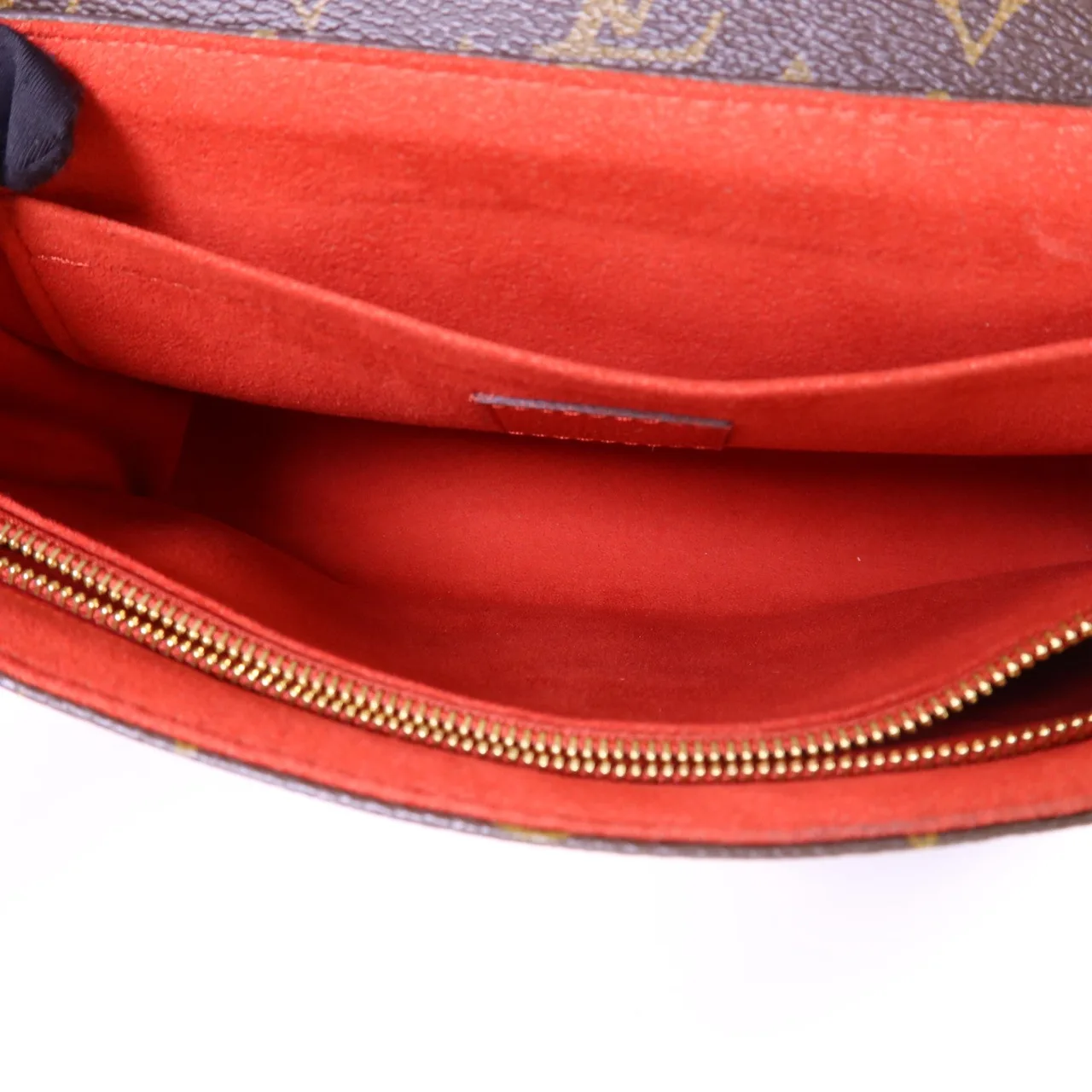 LOUIS VUITTON Saint Placide M43713 Shoulder Bag Coated Canvas 棕色 / 紅色 Coated Canvas Rank A - Thumbnail 7