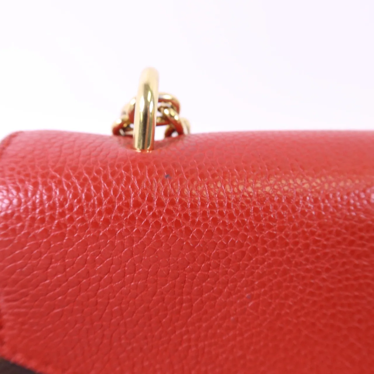 LOUIS VUITTON Saint Placide M43713 Shoulder Bag Coated Canvas 棕色 / 紅色 Coated Canvas Rank A - Thumbnail 19