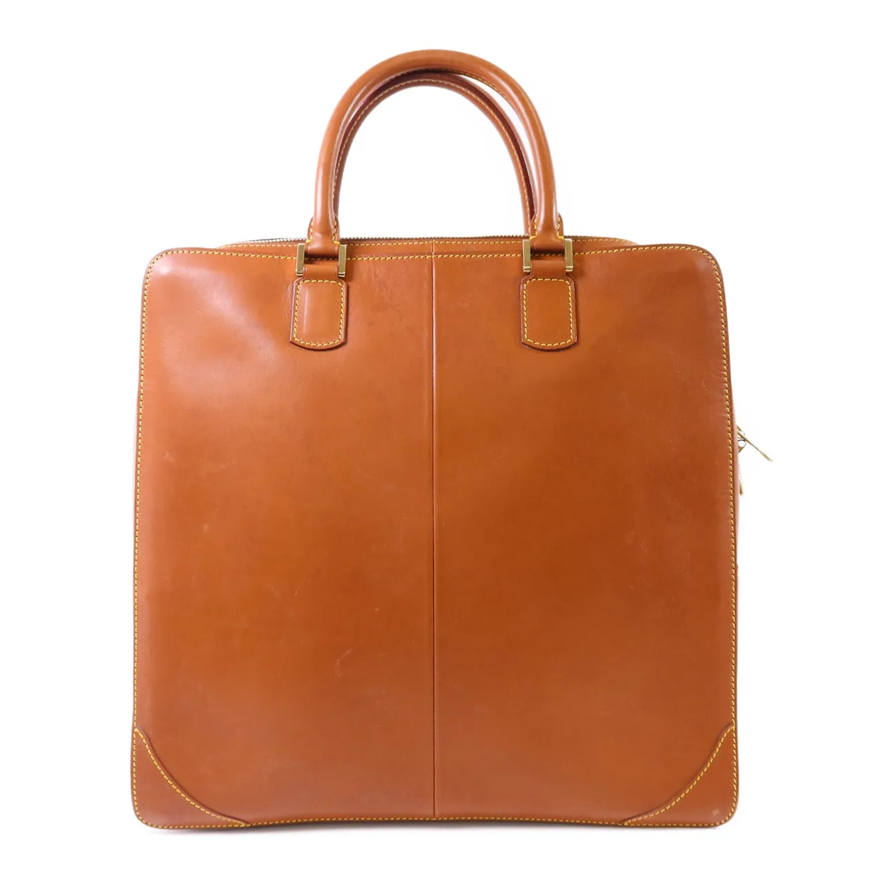 LOUIS VUITTON M80317 手提包 牛皮 棕色 牛皮 中古品B - 縮圖 2