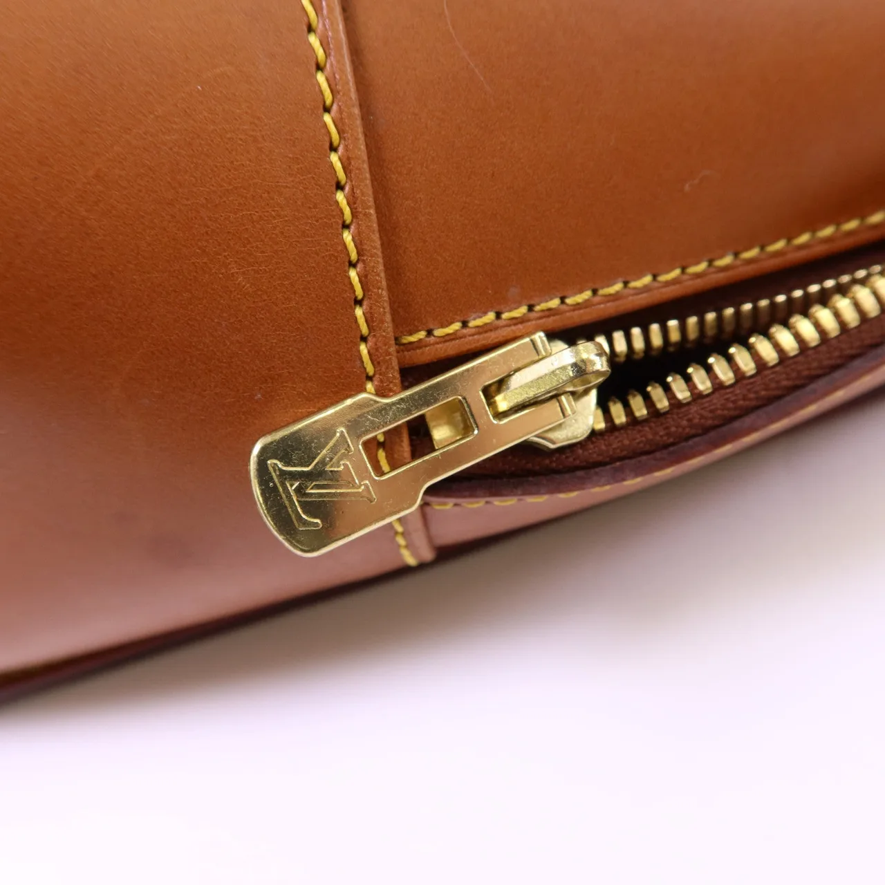 LOUIS VUITTON M80317 手提包 牛皮 棕色 牛皮 中古品B - 縮圖 9