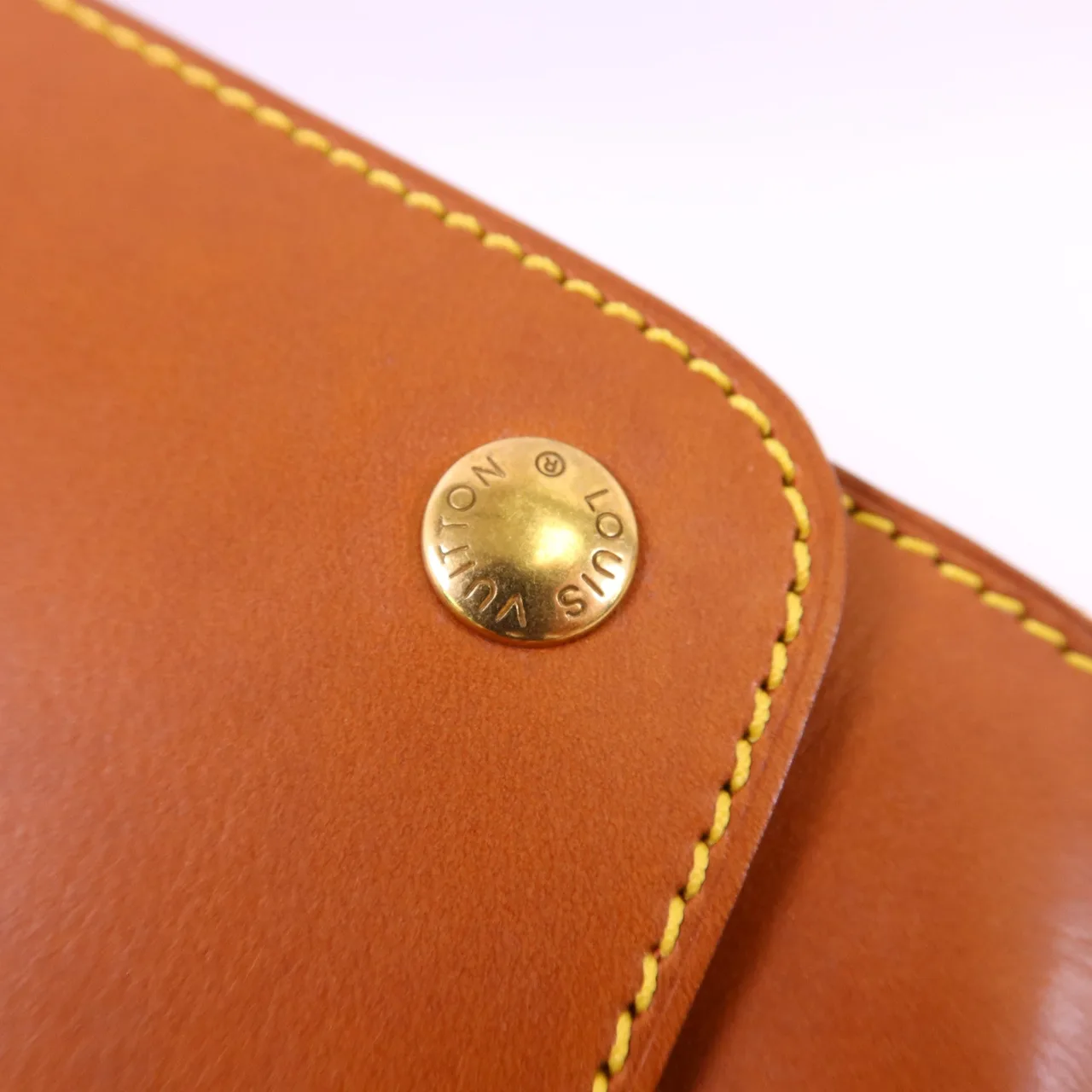 LOUIS VUITTON M80317 手提包 牛皮 棕色 牛皮 中古品B - 縮圖 11