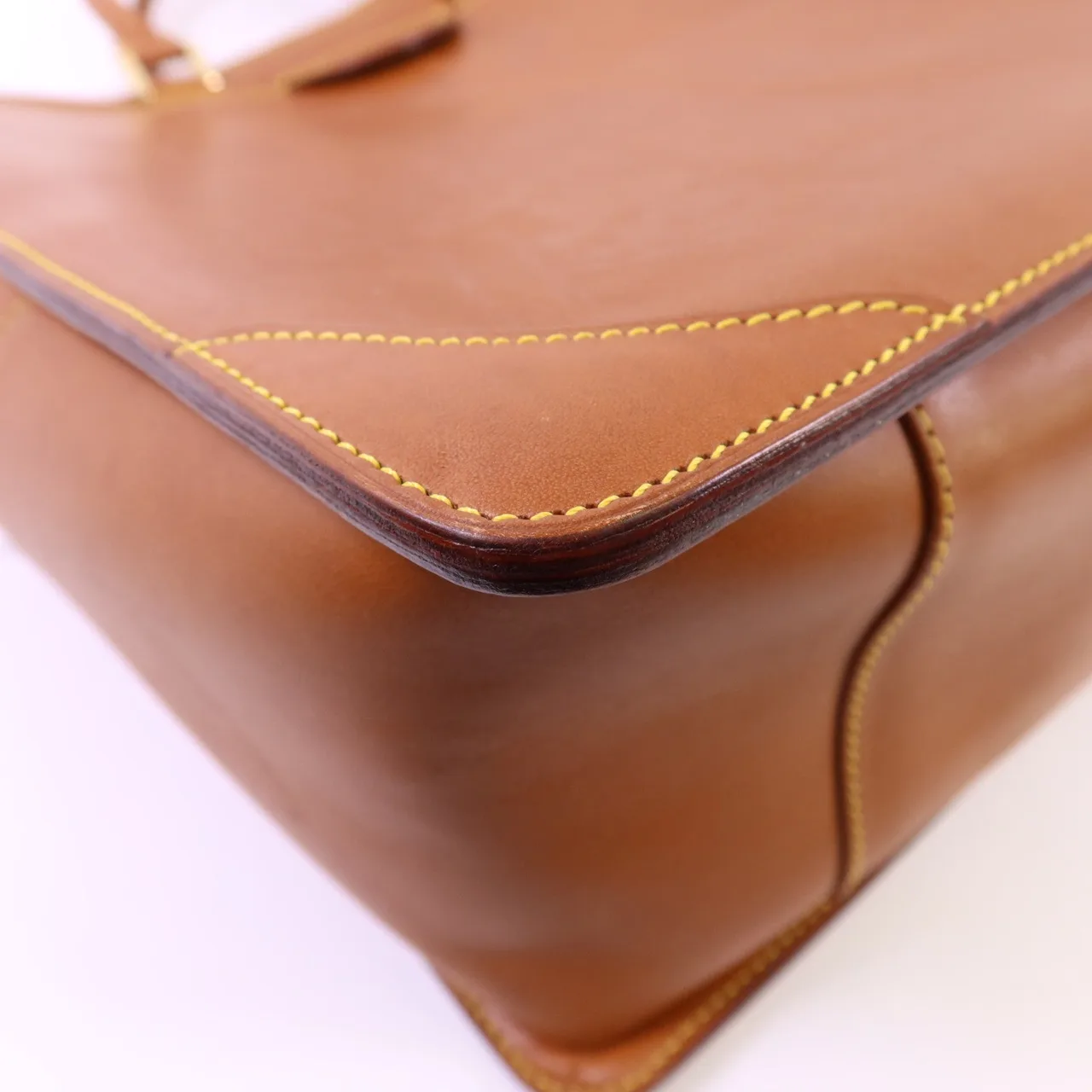 LOUIS VUITTON M80317 手提包 牛皮 棕色 牛皮 中古品B - 縮圖 13