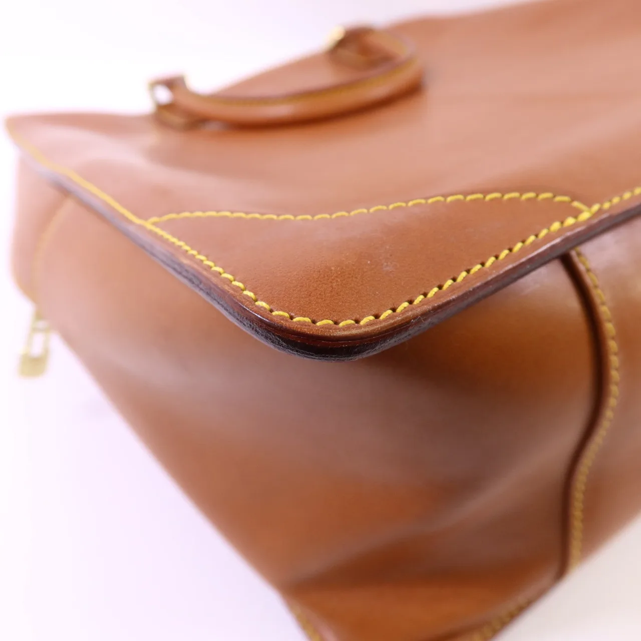 LOUIS VUITTON M80317 手提包 牛皮 棕色 牛皮 中古品B - 縮圖 15