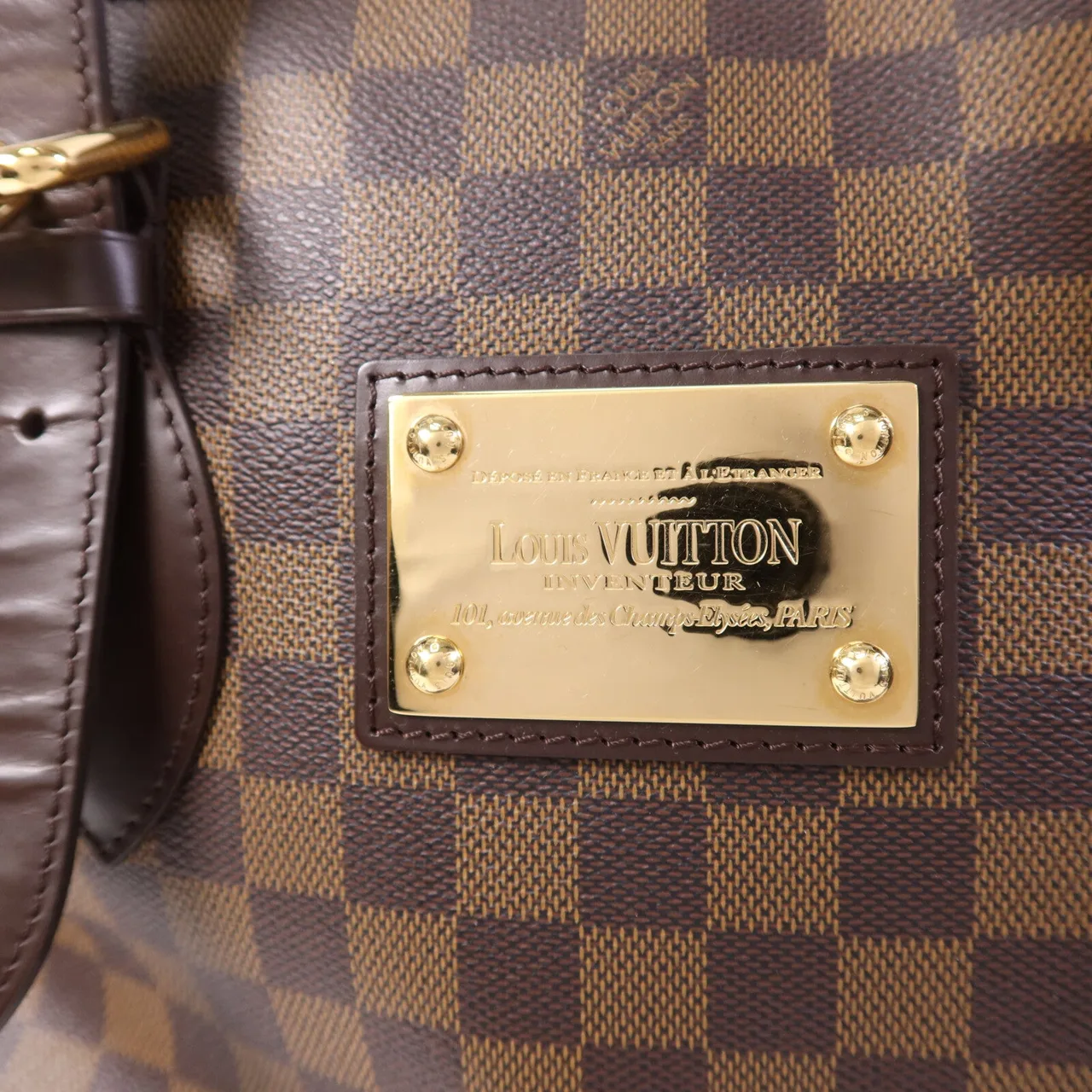 LOUIS VUITTON Hampstead N51204 肩背包 塗層帆布 棕色 / Brown 塗層帆布 中古品A - 縮圖 7
