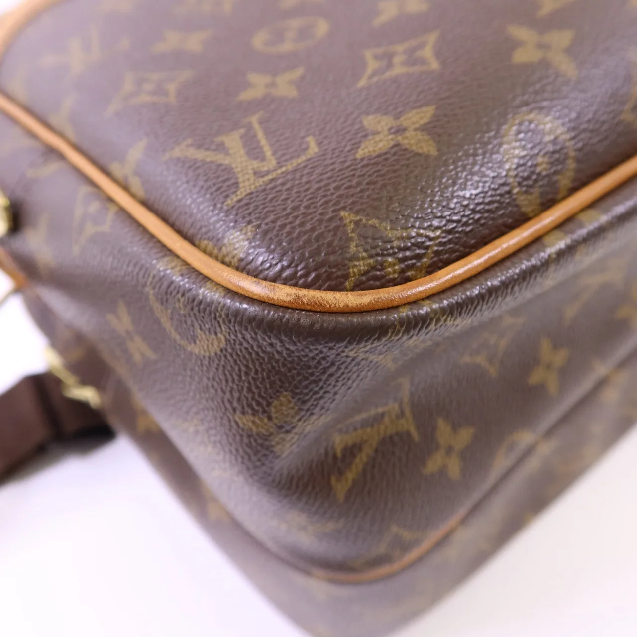 LOUIS VUITTON Reporter M45252 肩背包 塗層帆布 棕色 塗層帆布 中古品C - 縮圖 14