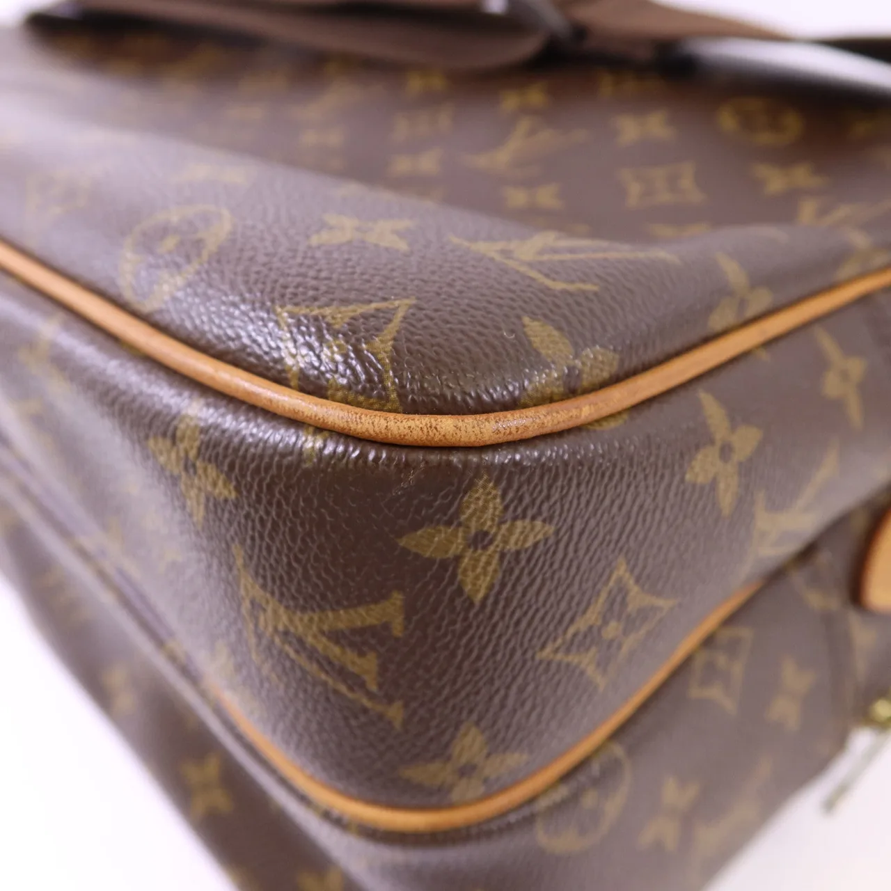 LOUIS VUITTON Reporter M45252 肩背包 塗層帆布 棕色 塗層帆布 中古品C - 縮圖 15