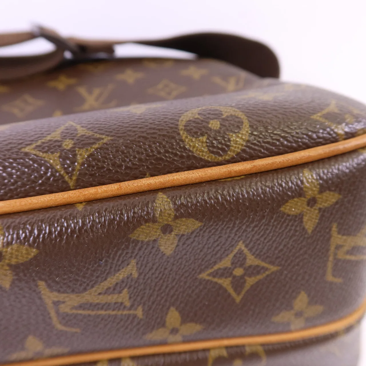 LOUIS VUITTON Reporter M45252 肩背包 塗層帆布 棕色 塗層帆布 中古品C - 縮圖 17