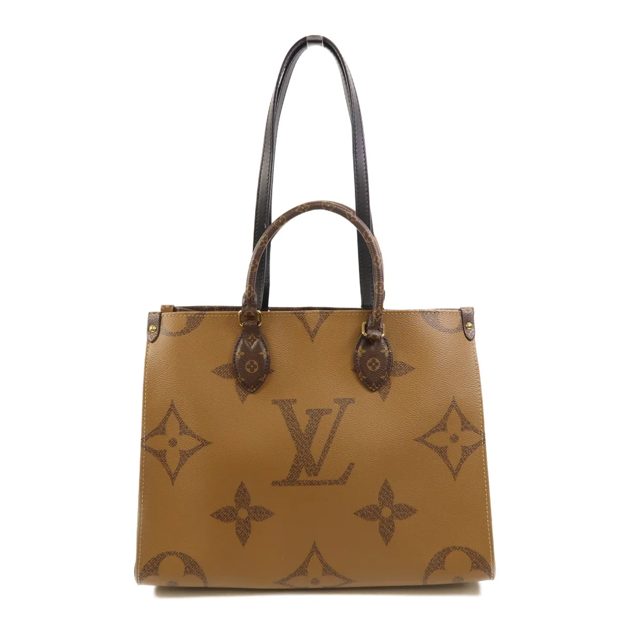 LOUIS VUITTON OnTheGo M45039 2-Way Bag Coated Canvas 棕色 / Brown/Light Brown Coated Canvas Rank A - Thumbnail 2