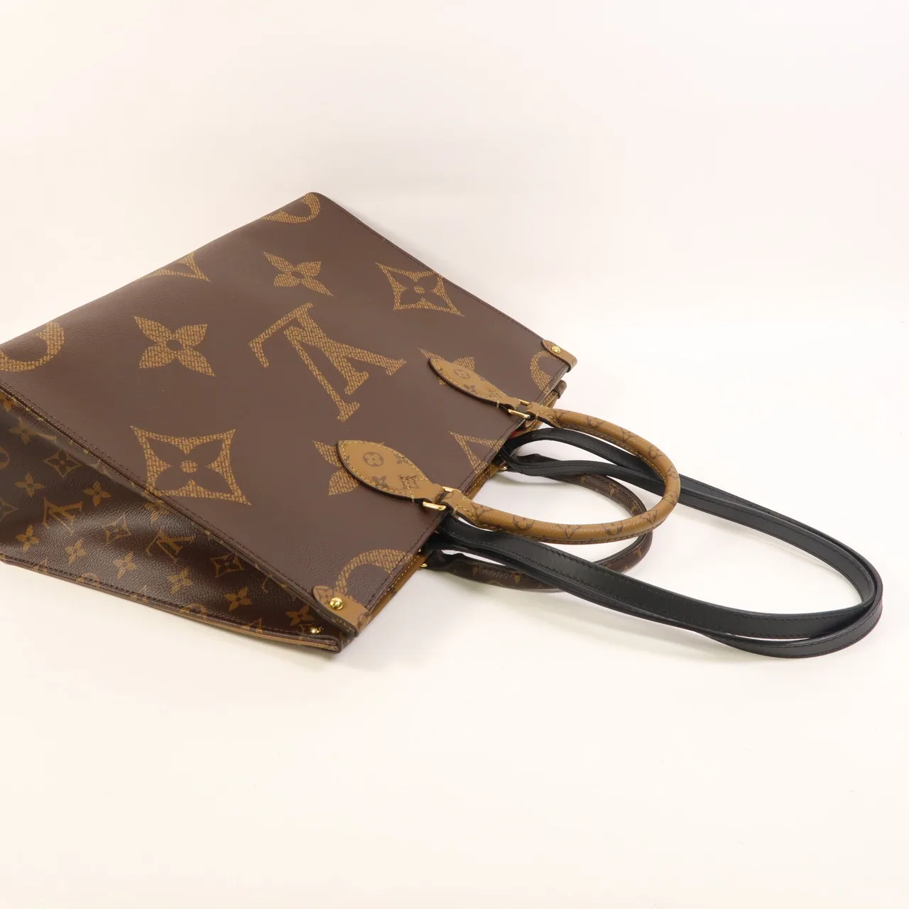 LOUIS VUITTON OnTheGo M45039 2-Way Bag Coated Canvas 棕色 / Brown/Light Brown Coated Canvas Rank A - Thumbnail 7