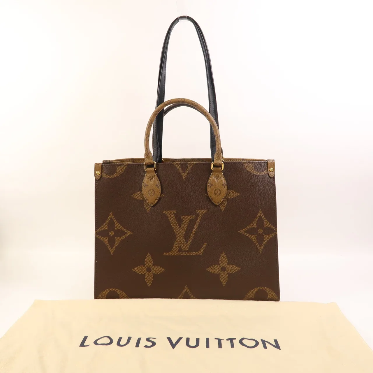 LOUIS VUITTON OnTheGo M45039 2-Way Bag Coated Canvas 棕色 / Brown/Light Brown Coated Canvas Rank A - Thumbnail 8