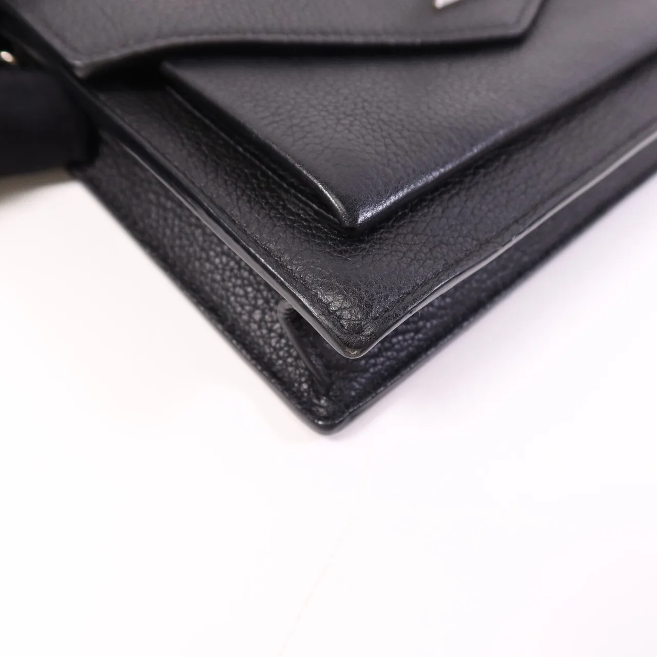 LOUIS VUITTON Lock Me M63471 Shoulder Bag Calfskin 黑色 / Black Calfskin Rank B - Thumbnail 11