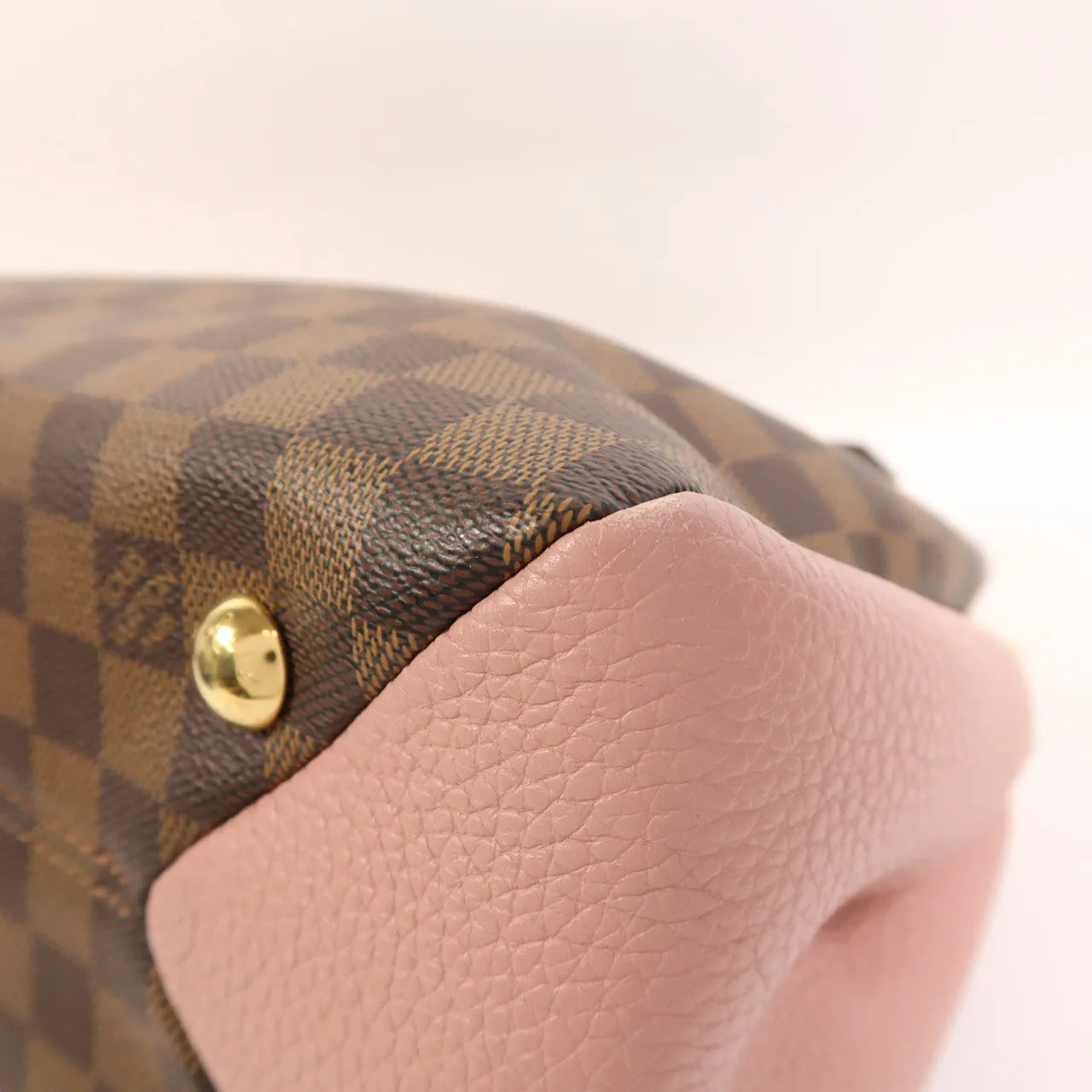 LOUIS VUITTON Brittany N41674 兩用包 塗層帆布 棕色 / 粉色 / Brown/Pink 塗層帆布 中古品B - 縮圖 11