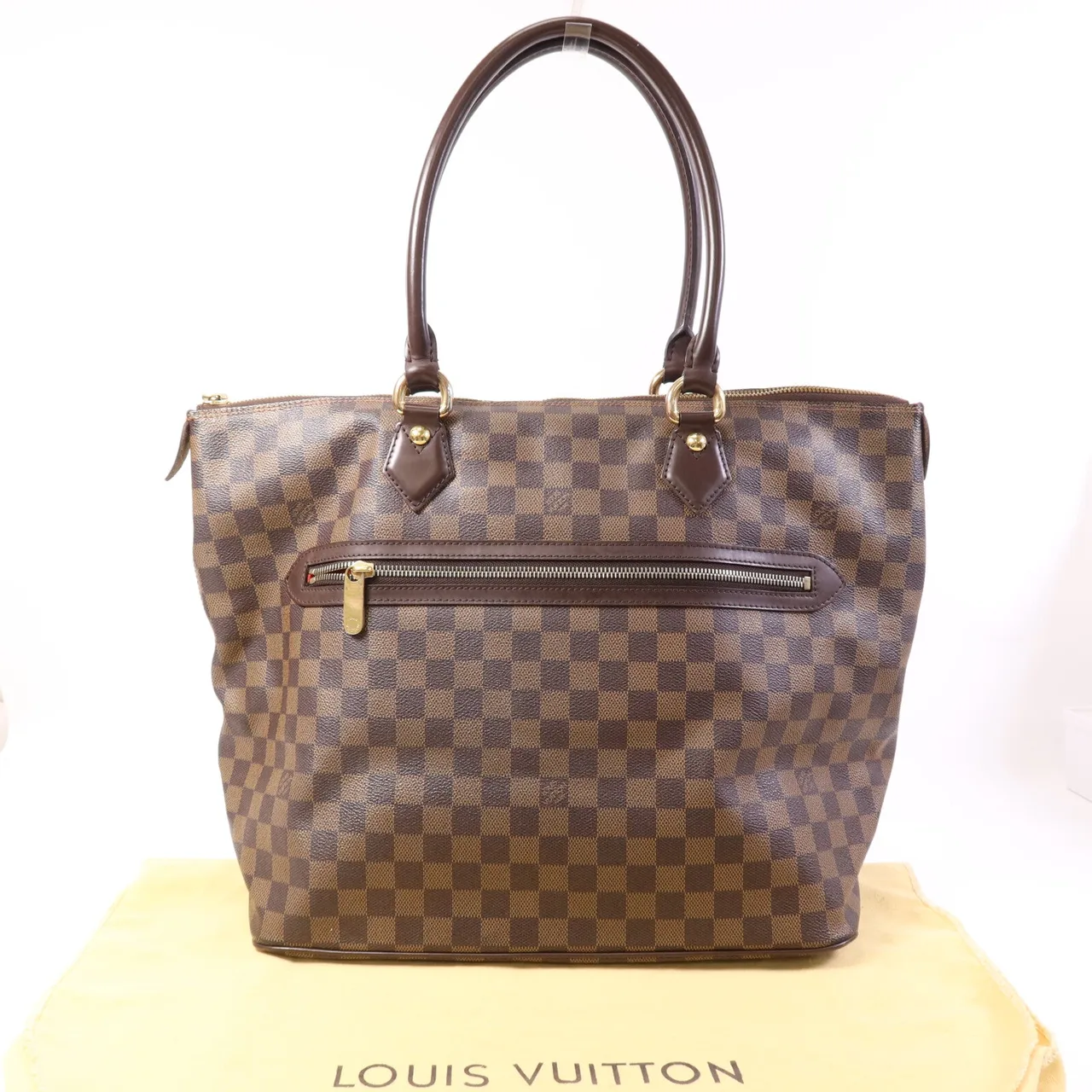 LOUIS VUITTON Saleya N51181 手提包 塗層帆布 棕色 塗層帆布 中古品B - 縮圖 10