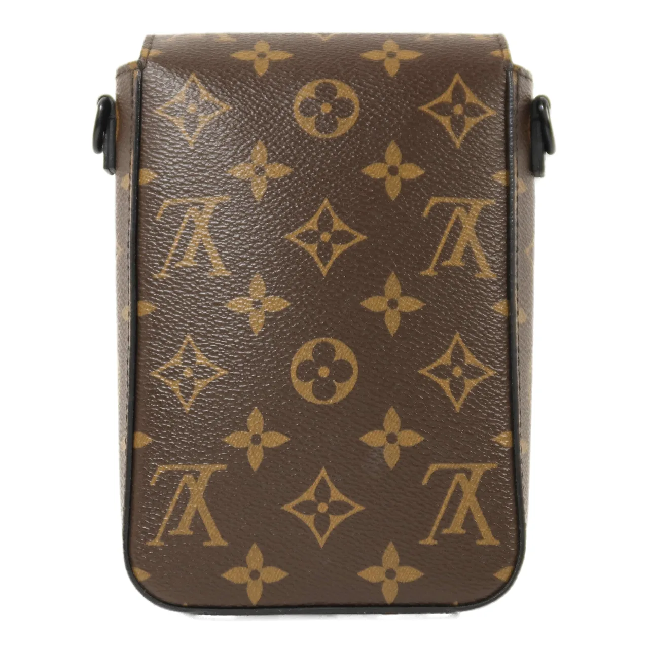 LOUIS VUITTON S-Lock M81522 Shoulder Bag Coated Canvas 棕色 / Brown/Black Coated Canvas Rank A - Thumbnail 2