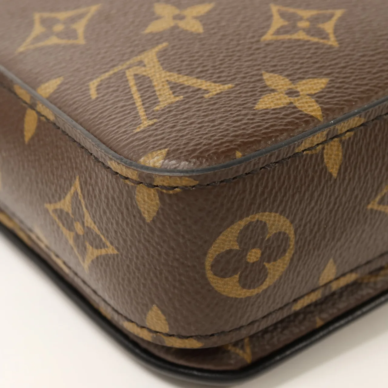 LOUIS VUITTON S-Lock M81522 Shoulder Bag Coated Canvas 棕色 / Brown/Black Coated Canvas Rank A - Thumbnail 11