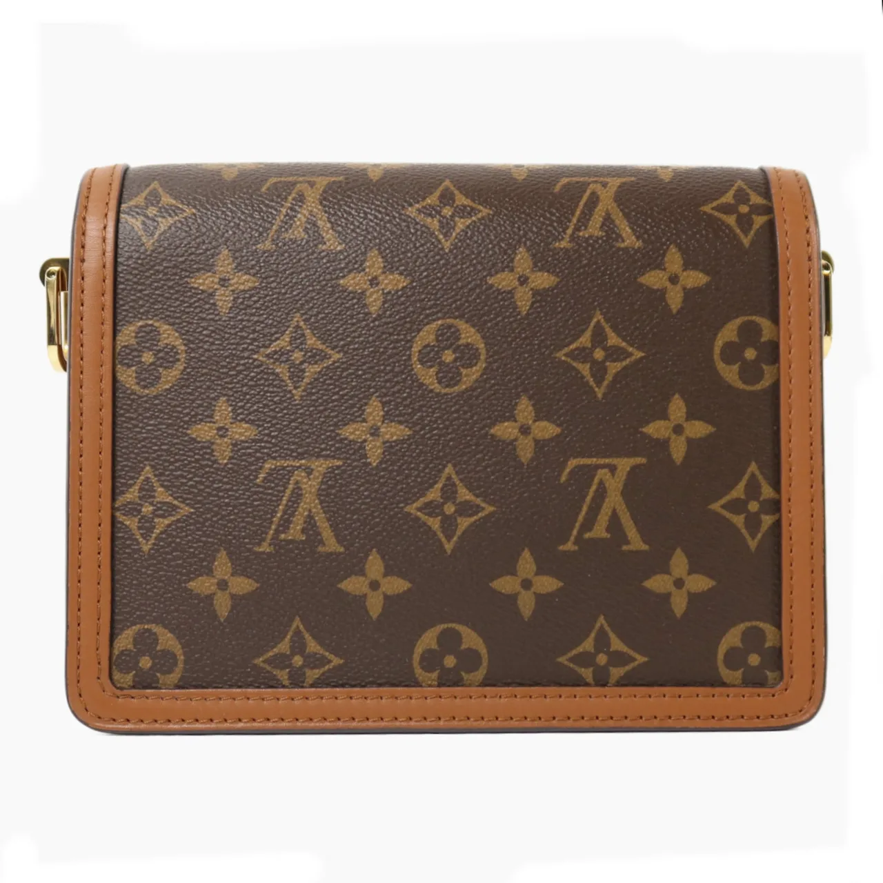LOUIS VUITTON Mini Dauphine M44580 Shoulder Bag Coated Canvas 棕色 / Brown Coated Canvas Rank A - Thumbnail 2