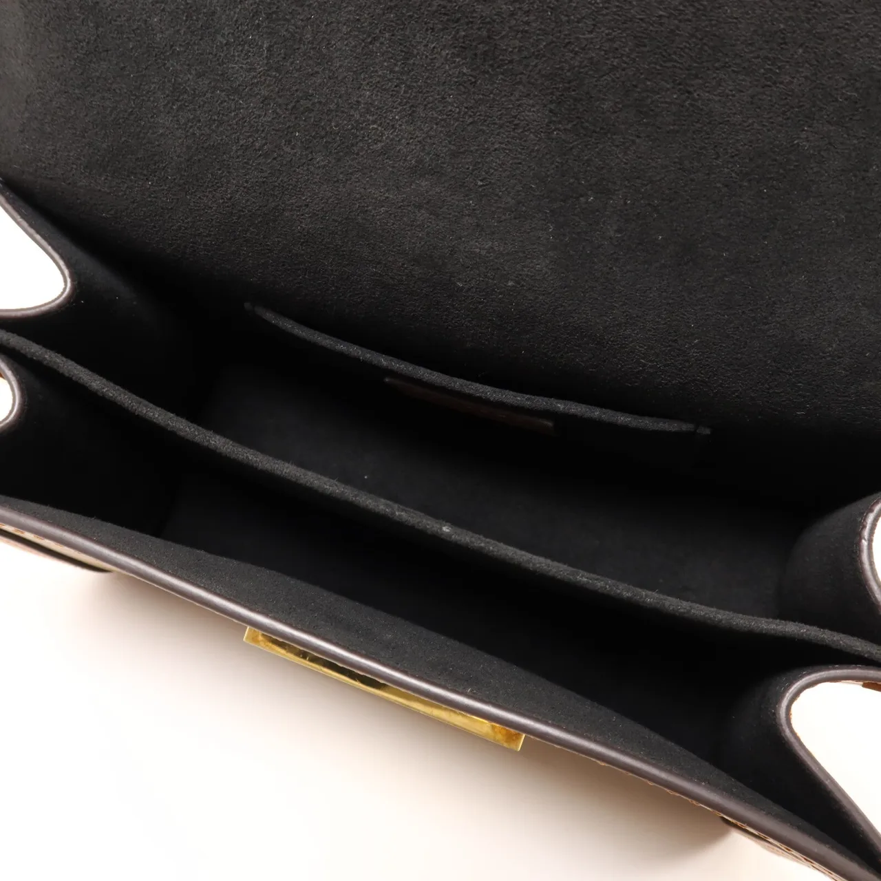 LOUIS VUITTON Mini Dauphine M44580 Shoulder Bag Coated Canvas 棕色 / Brown Coated Canvas Rank A - Thumbnail 5