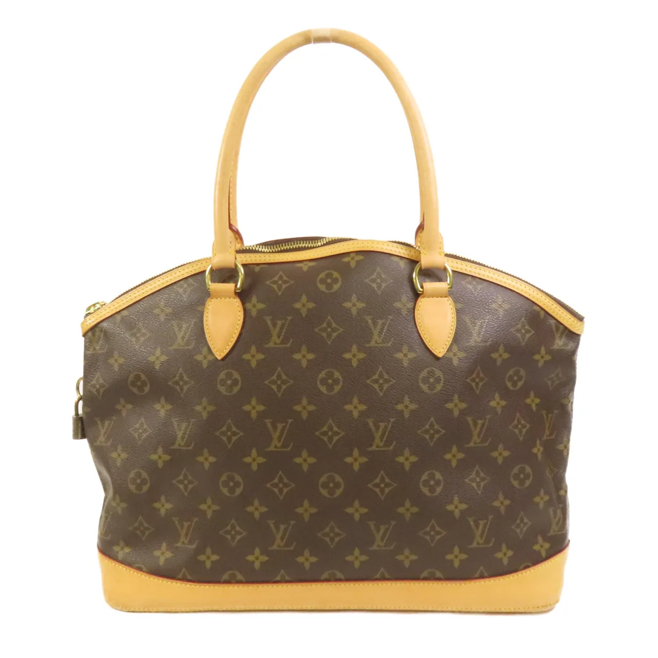 LOUIS VUITTON Lockit M40104 Handbag Coated Canvas 棕色 Coated Canvas Rank B - Thumbnail 2