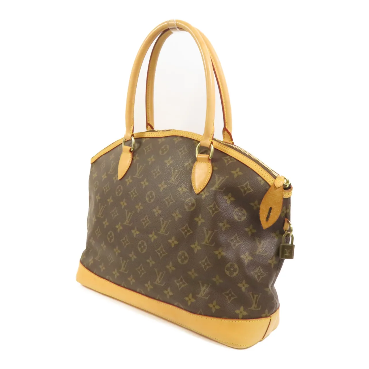 LOUIS VUITTON Lockit M40104 Handbag Coated Canvas 棕色 Coated Canvas Rank B - Thumbnail 3