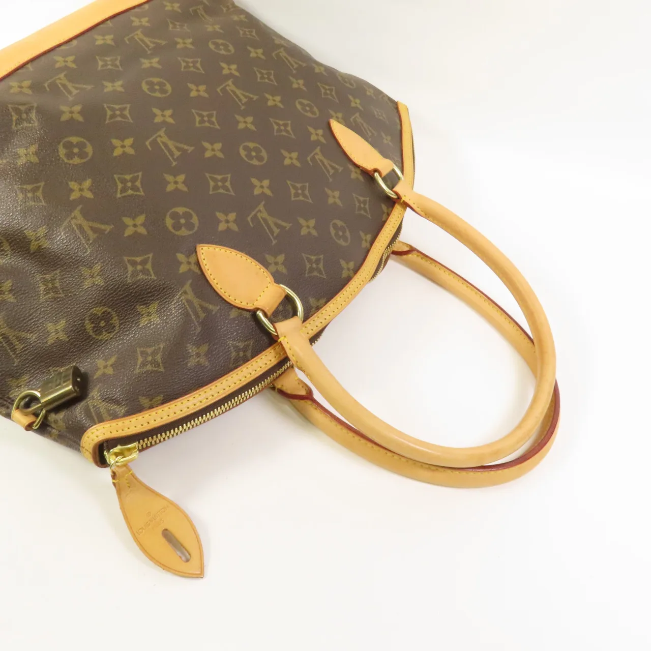 LOUIS VUITTON Lockit M40104 Handbag Coated Canvas 棕色 Coated Canvas Rank B - Thumbnail 6