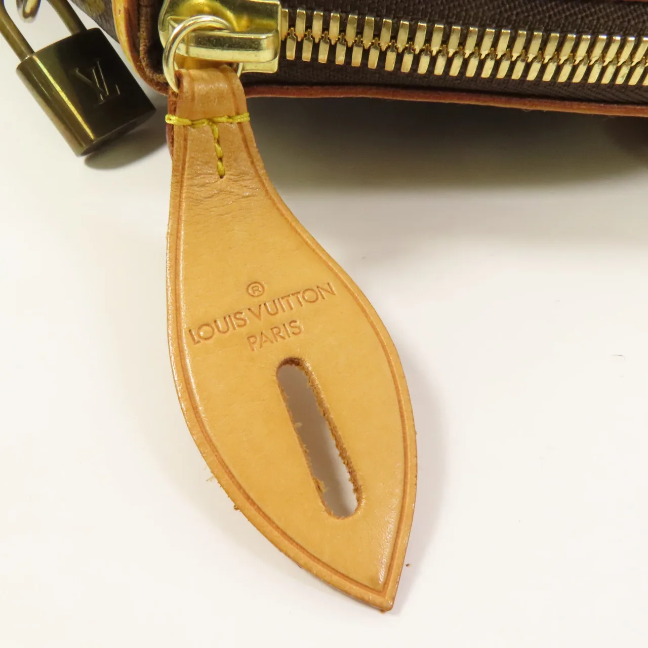 LOUIS VUITTON Lockit M40104 Handbag Coated Canvas 棕色 Coated Canvas Rank B - Thumbnail 8