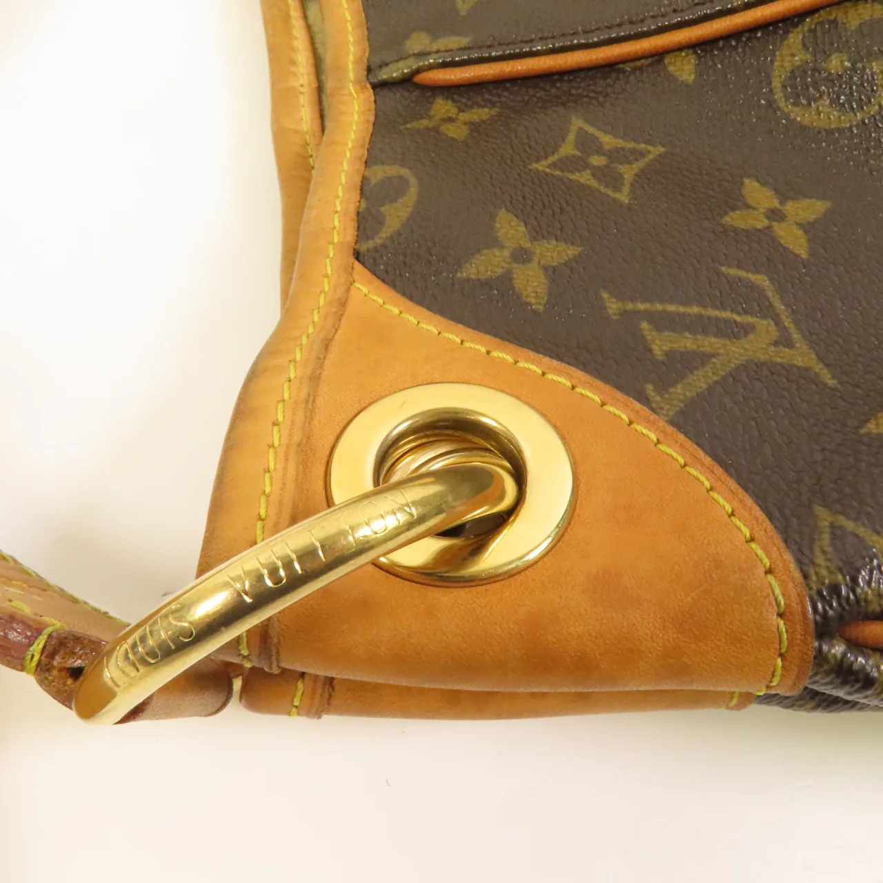 LOUIS VUITTON Galliera M56381 Handbag Coated Canvas 棕色 Coated Canvas Rank A - Thumbnail 8