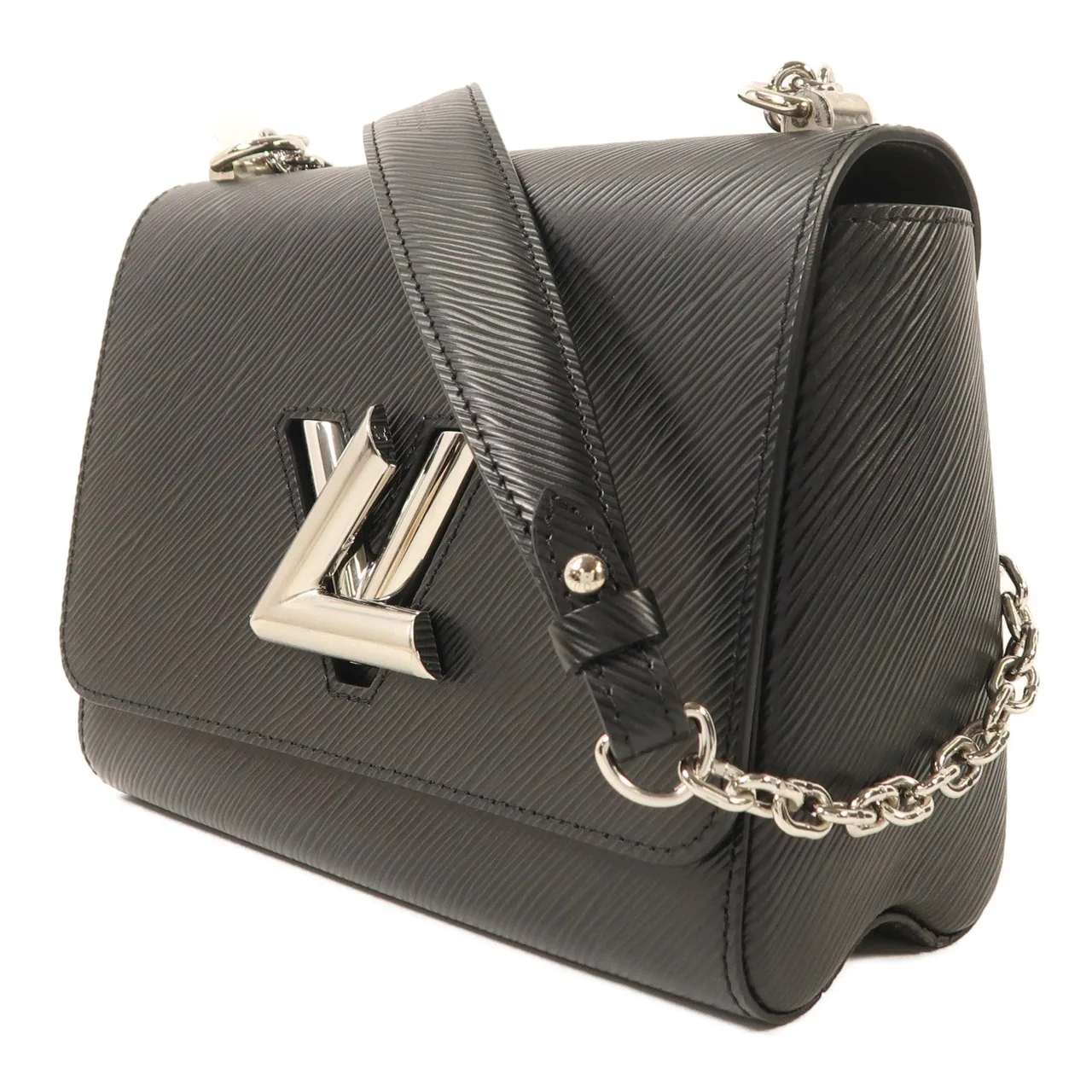 LOUIS VUITTON Twist M21110 Shoulder Bag Calfskin 黑色 / Black Calfskin Rank A - Thumbnail 3