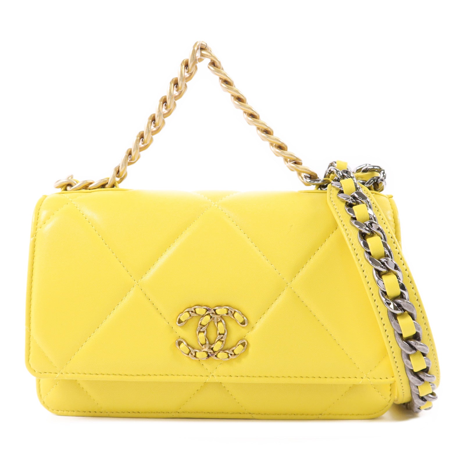 LOUIS VUITTON 2-Way Bag Lambskin