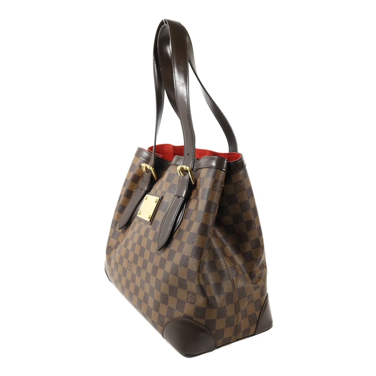 LOUIS VUITTON Hampstead N51204 Tote Bag Coated Canvas 棕色 Coated Canvas Rank A - Thumbnail 3