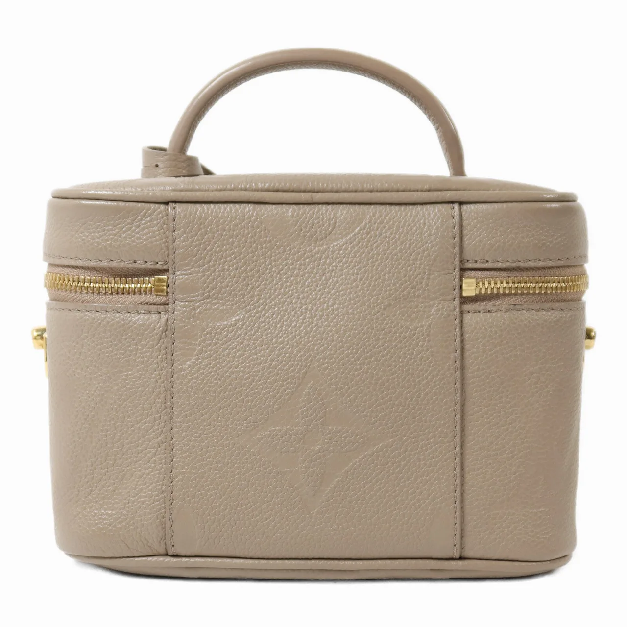 LOUIS VUITTON Vanity M45608 2-Way Bag Calfskin 米色 Calfskin Rank A - Thumbnail 2