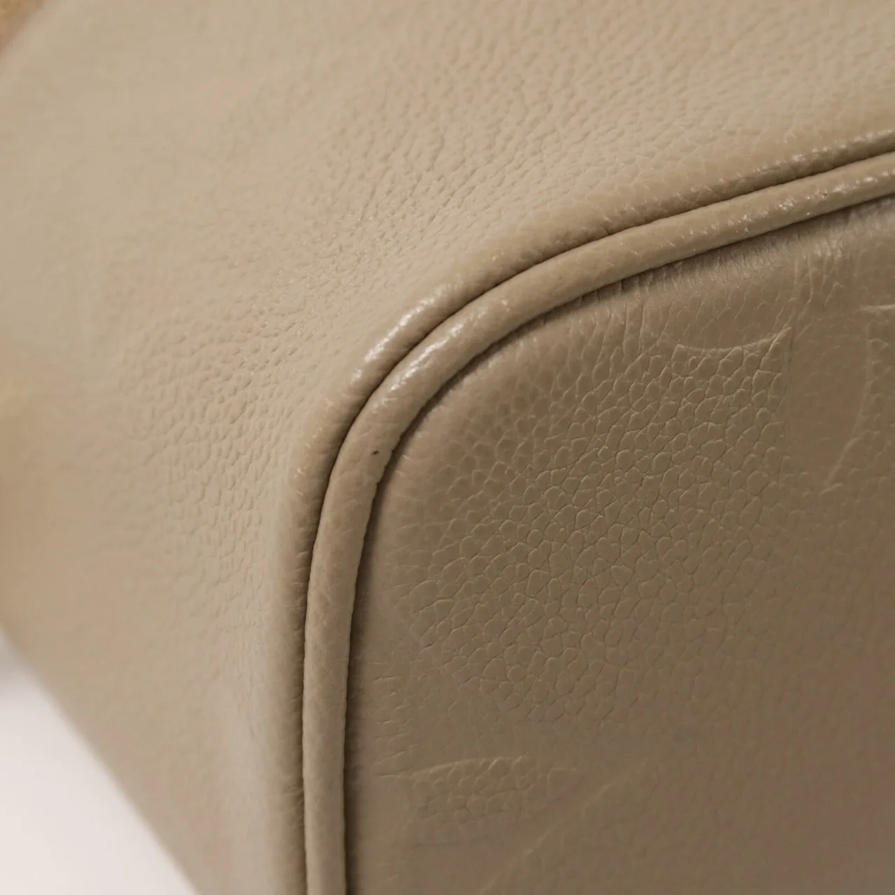 LOUIS VUITTON Vanity M45608 2-Way Bag Calfskin 米色 Calfskin Rank A - Thumbnail 11