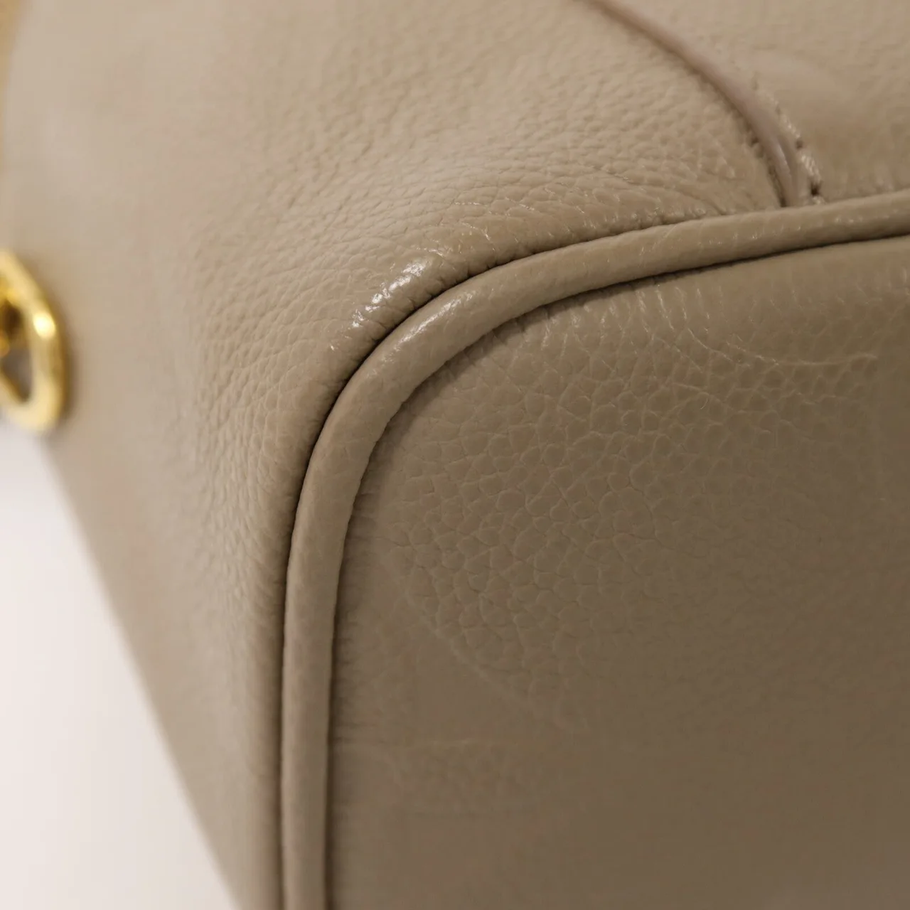 LOUIS VUITTON Vanity M45608 2-Way Bag Calfskin 米色 Calfskin Rank A - Thumbnail 13