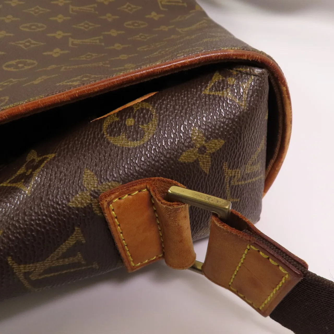 LOUIS VUITTON M45257 Shoulder Bag Coated Canvas 棕色 Coated Canvas Rank B - Thumbnail 9