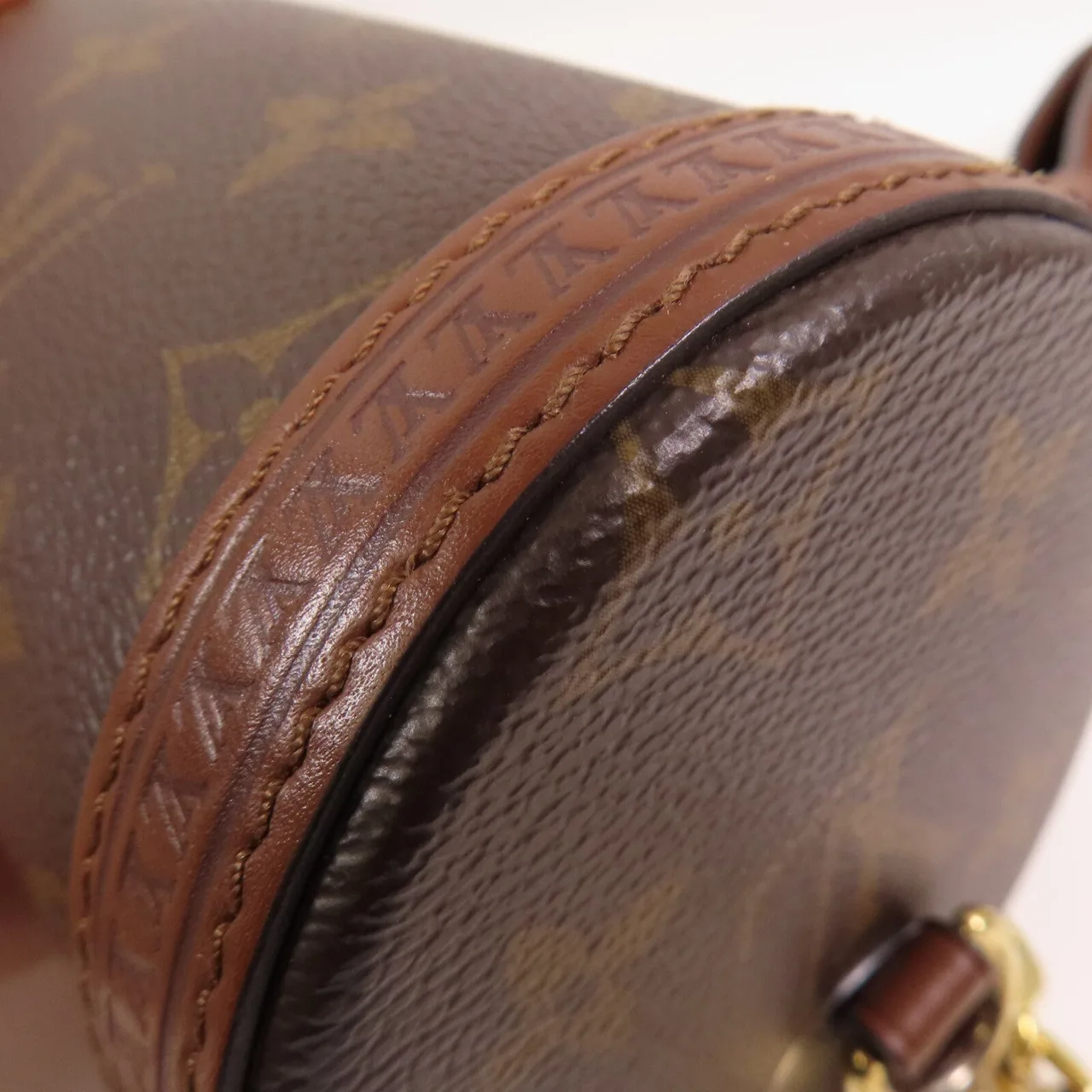 LOUIS VUITTON Papillon M57835 2-Way Bag Coated Canvas 棕色 Coated Canvas Rank B - Thumbnail 6