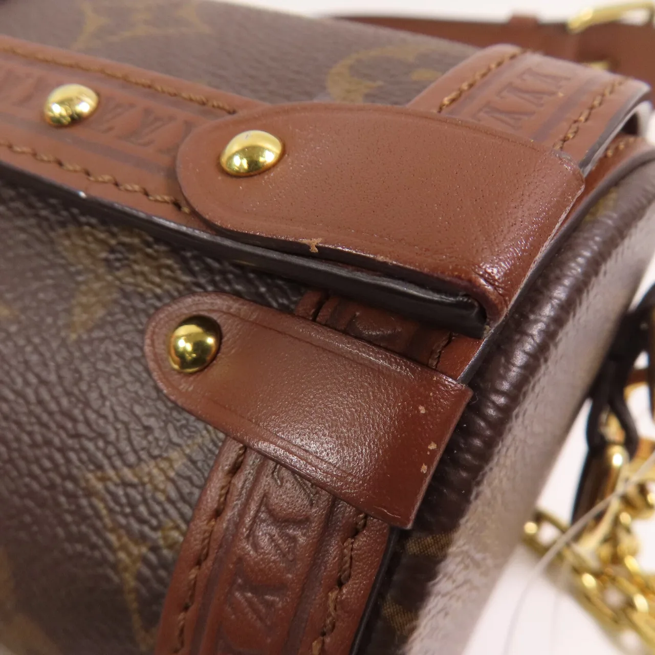 LOUIS VUITTON Papillon M57835 2-Way Bag Coated Canvas 棕色 Coated Canvas Rank B - Thumbnail 8