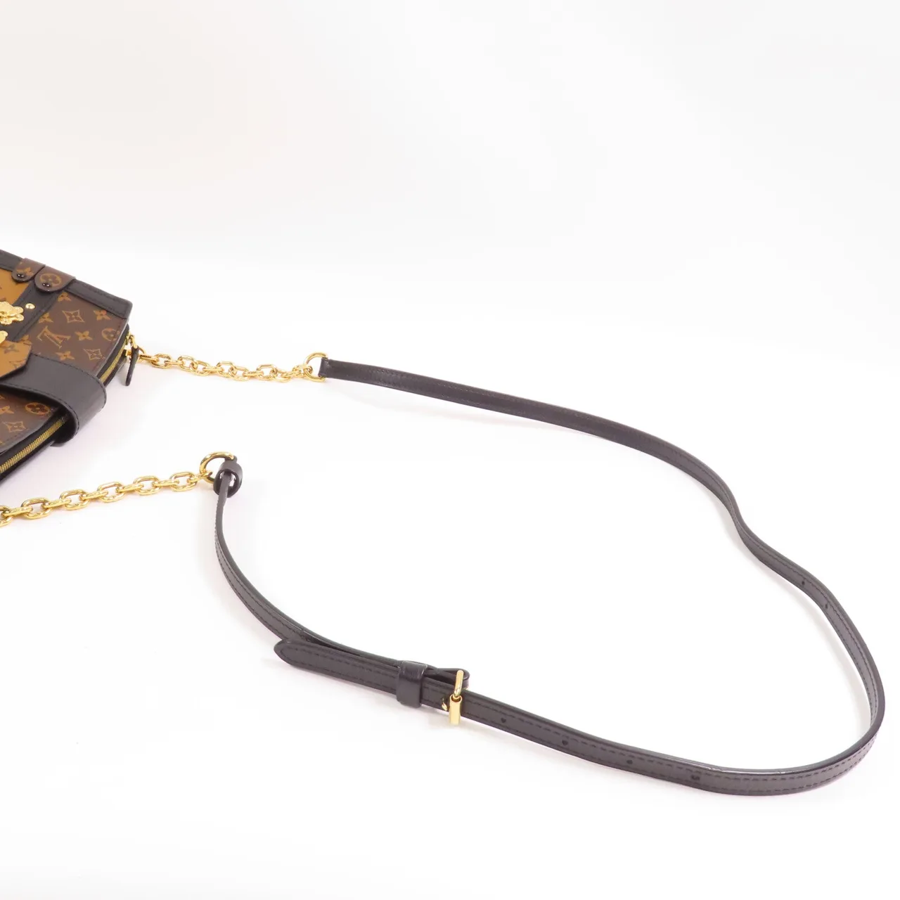 LOUIS VUITTON Trunk M43596 Shoulder Bag Coated Canvas 棕色 Coated Canvas Rank B - Thumbnail 5