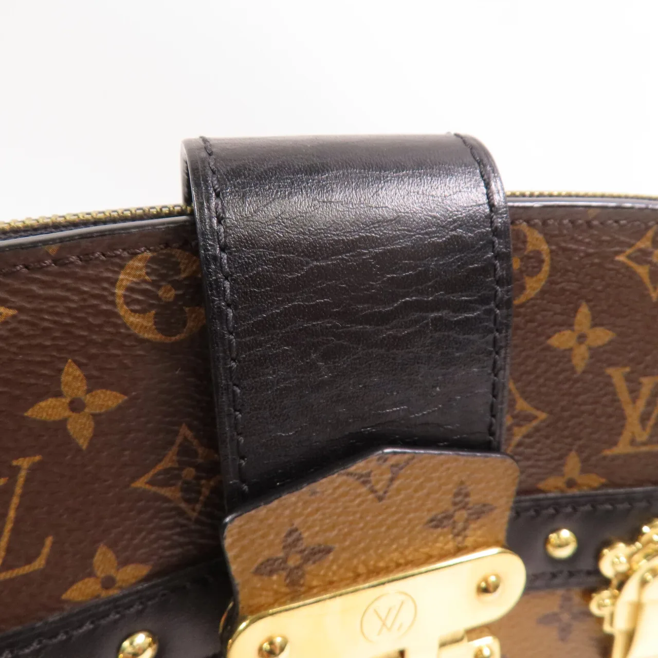 LOUIS VUITTON Trunk M43596 Shoulder Bag Coated Canvas 棕色 Coated Canvas Rank B - Thumbnail 13