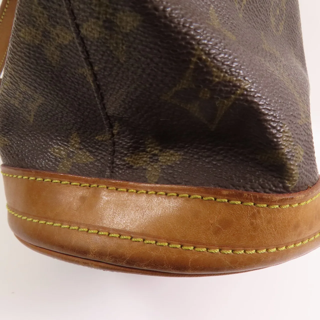 LOUIS VUITTON Petit Bucket M42238 Shoulder Bag Coated Canvas 棕色 Coated Canvas Rank C - Thumbnail 11