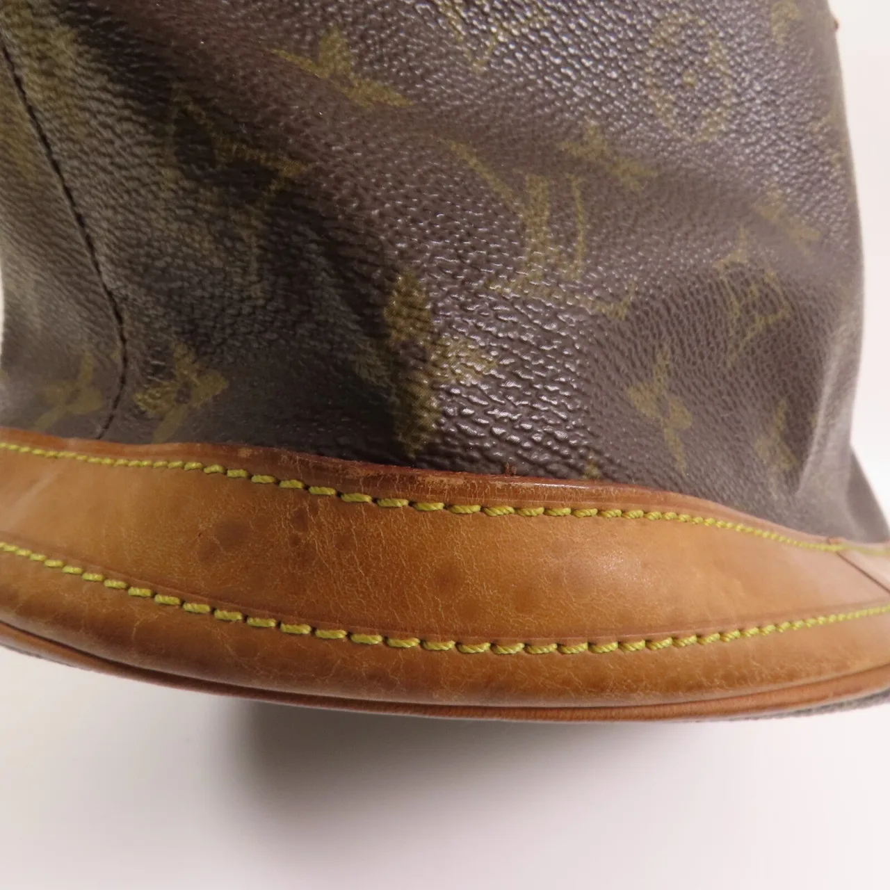 LOUIS VUITTON Petit Bucket M42238 Shoulder Bag Coated Canvas 棕色 Coated Canvas Rank C - Thumbnail 12