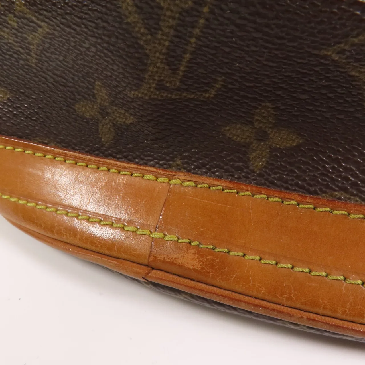 LOUIS VUITTON Petit Bucket M42238 Shoulder Bag Coated Canvas 棕色 Coated Canvas Rank C - Thumbnail 13