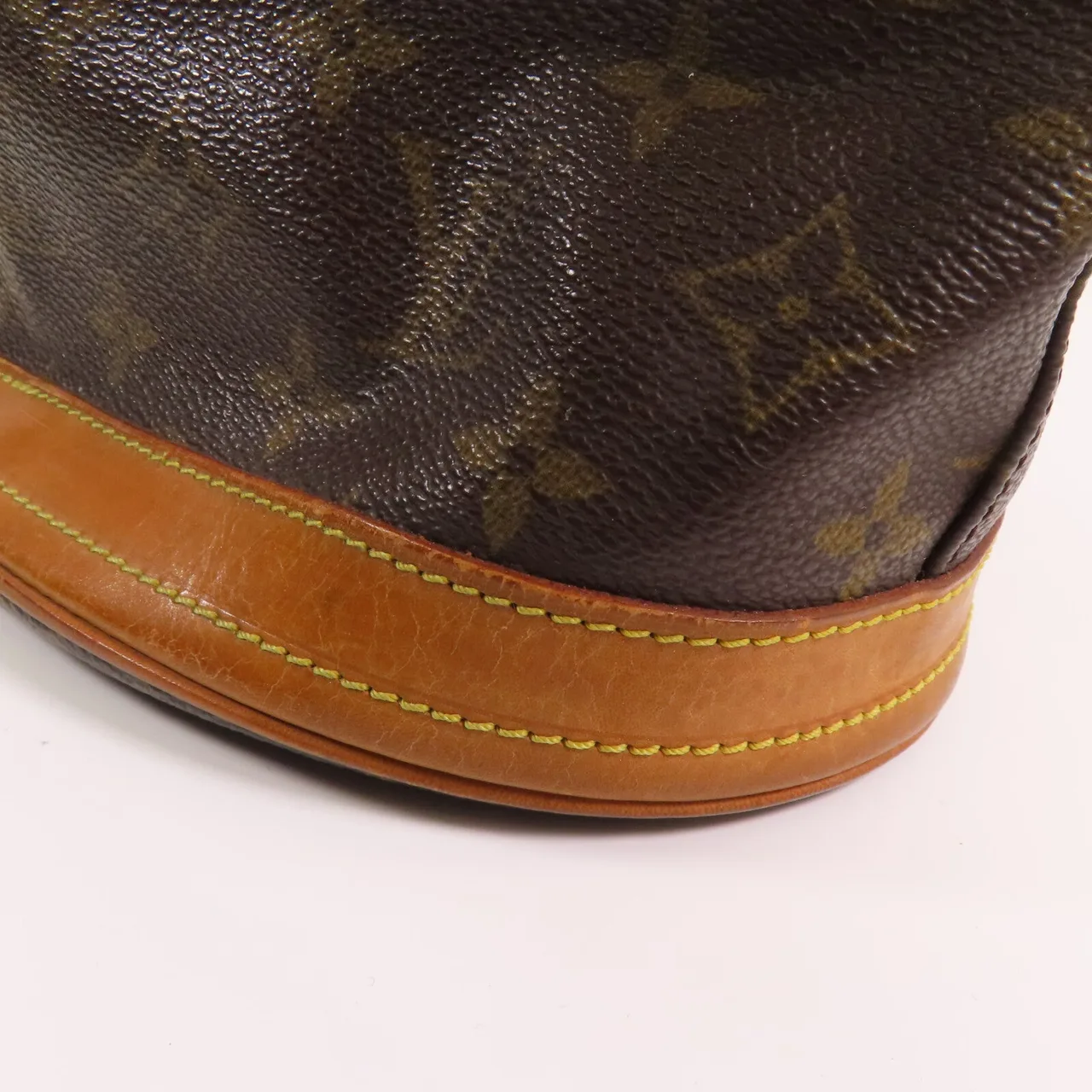 LOUIS VUITTON Petit Bucket M42238 Shoulder Bag Coated Canvas 棕色 Coated Canvas Rank C - Thumbnail 14
